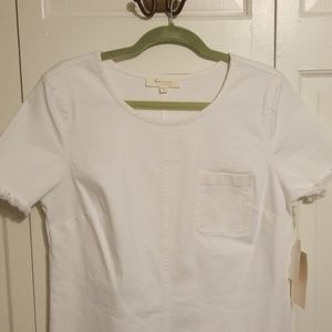 Two by Vince Camuto white denim dress